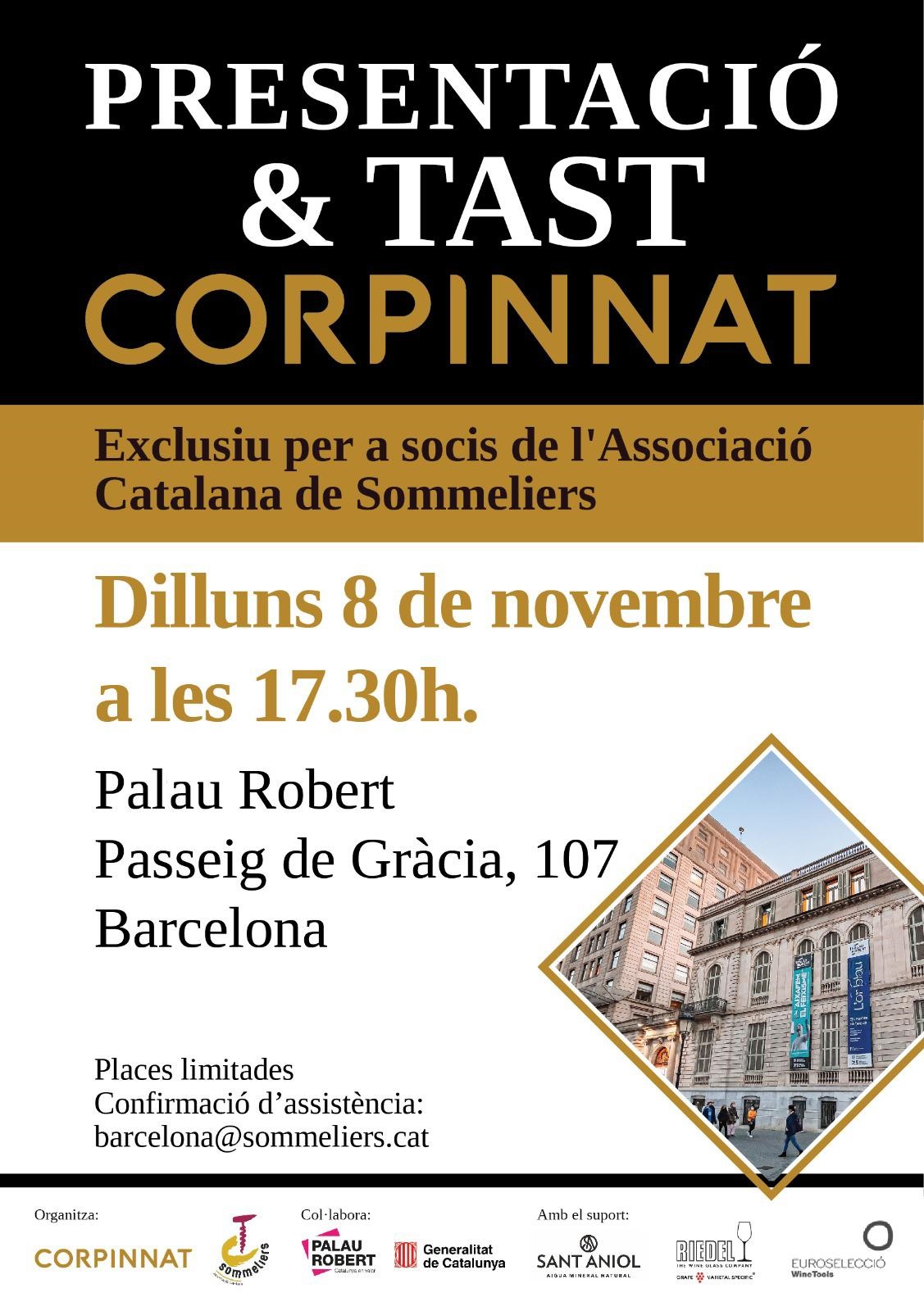 Presentació & Tast CORPINNAT  (Barcelona)