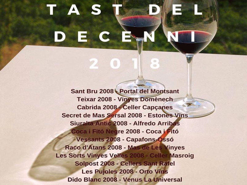 Tast del Decenni 2018 (Falset)