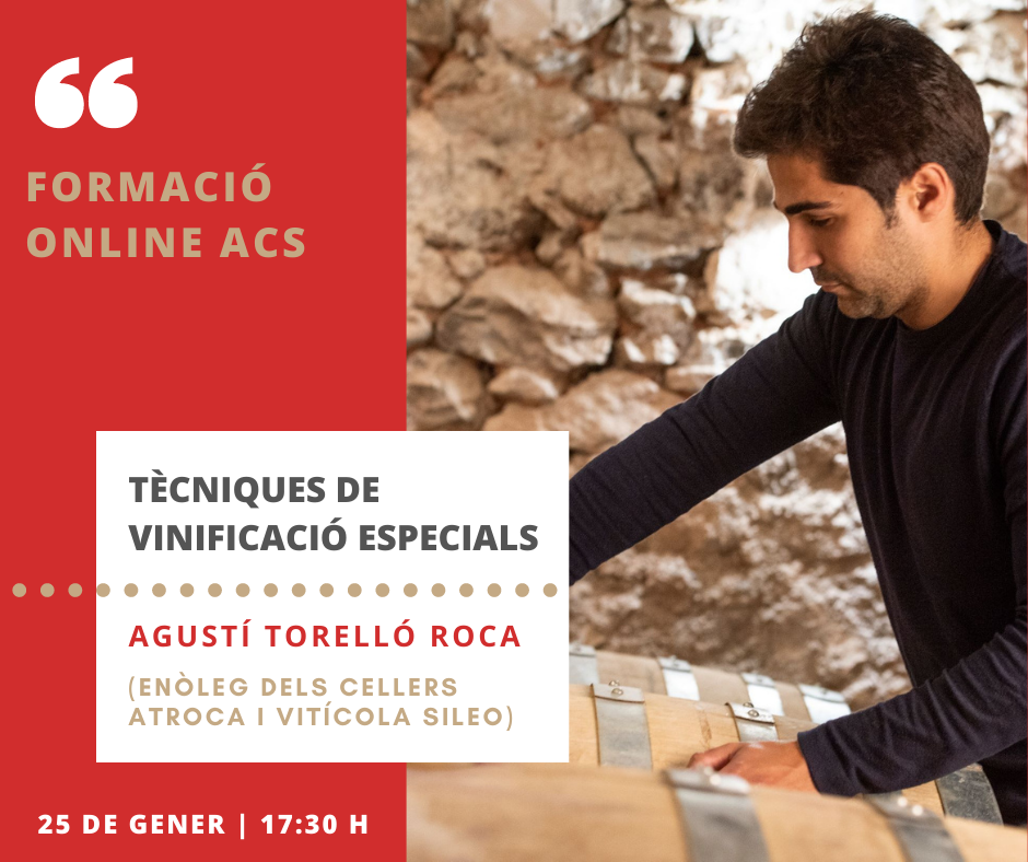 Tècniques de vinificació especials, amb l'Agustí Torelló Roca