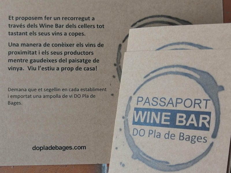 Gaudeix dels vins de la DO Pla de Bages als 6 Wine Bar dels cellers